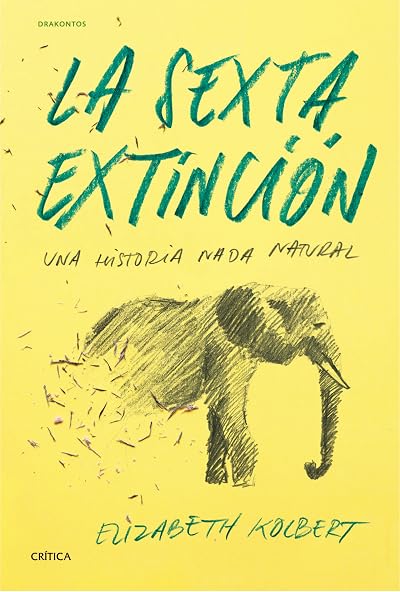 Portada de La sexta extinción, de Elizabeth Kolbert