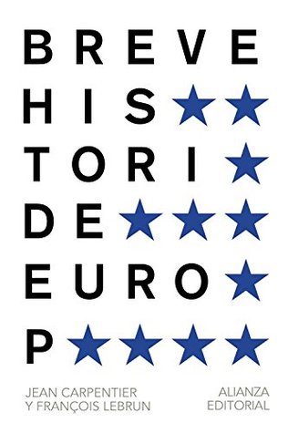 Portada de Breve historia de Europa, de Jean Carpentier