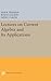 Lectures on Current Algebra and Its Applications (Princeton Series in Physics)