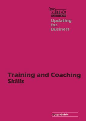 Training and Coaching Skills Tutor Guide