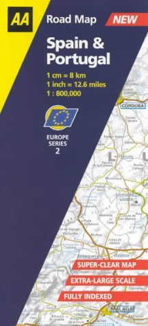 Spain and Portugal (AA Road Map Europe)