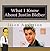 What I Know About Justin Bieber (Adventures in Everyday Life Book 4)