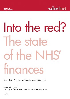 Into the red? The state of the NHS’ finances An analysis of NHS expenditure between 2010 and 2014