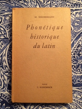 Précis de phonétique historique du latin (Hardcover)