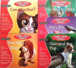 Jogro Funny Photo Phonics Short Vowels And Consonant Sounds Vol. 1 To 5 (Funny Photo Phonics)