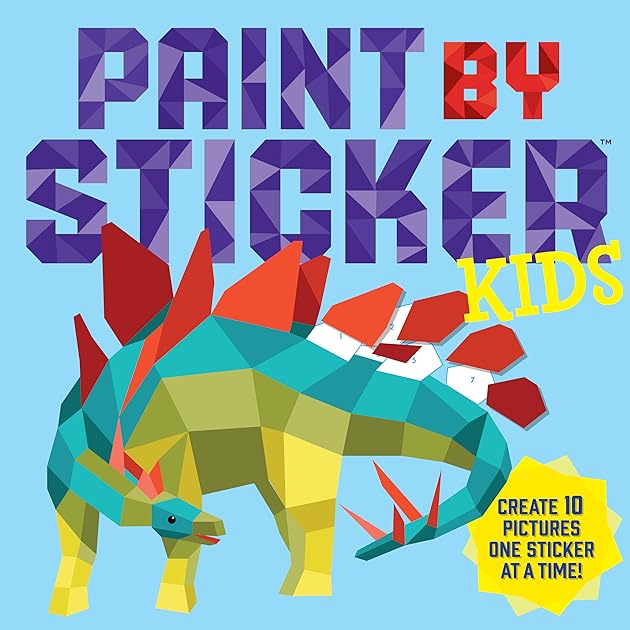 Paint by Sticker Kids, The Original: Create 10 Pictures One Sticker at a Time! (Kids Activity Book, Sticker Art, No Mess Activity, Keep Kids Busy)