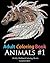 Adult Coloring Books: Animals: 45 Stress Relieving Animal Coloring Designs (Stress Relief Coloring Books)