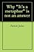 Why "It's a metaphor" is no...