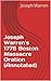 Joseph Warren's 1775 Boston Massacre Oration by Joseph Warren