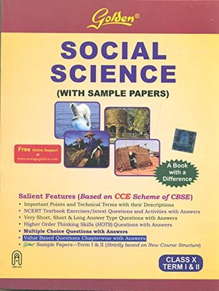 Golden Social Science: With Sample Papers Class - 10, Term 1 and 2 (Paperback)