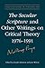 The Secular Scripture and O...