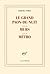 Le grand paon-de-nuit suivi de Murs et de Métro by Marcel Cohen