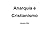 Anarquia e Cristianismo