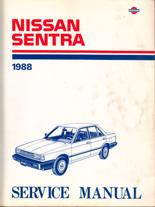 1988 Nissan Sentra Service Manual (Model B12 series.)