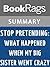 Summary & Study Guide Stop Pretending: What Happened When My Big Sister Went Crazy by Sonya Sones