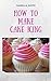 How to make cake icing: cupcake icing recipe,cupcake frosting, how to make icing