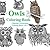 Owls Coloring Book: Relax and Unleash Your Creativity. A Coloring Book for Adults and Children (Ciparum's Relaxation Coloring Book) (Volume 4)