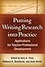 Putting Writing Research In...