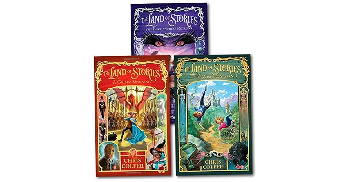 The Land of Stories Collection 3 Book Set by Chris Colfer