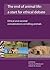 The end of animal life: a start for ethical debate