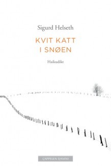 Kvit katt i snøen - Haikudikt