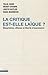 La critique est-elle laïque...
