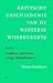 Kritische geschiedenis van de westerse wijsbegeerte