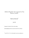 Moldova Republic: New Approach to Tax Reform Needed?