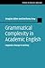 Grammatical Complexity in A...