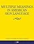 Multiple Meanings in American Sign Language by Brenda E. Cartwright
