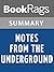 Summary & Study Guide Notes from the Underground by Fyodor Dostoevsky