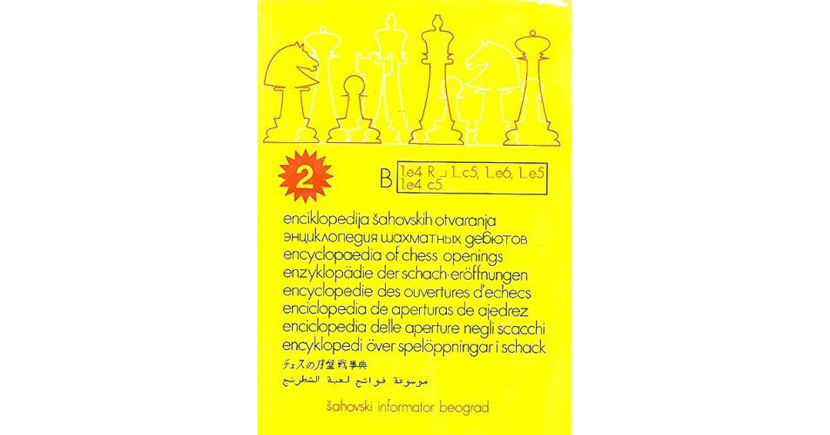 Encyclopedia of Chess Openings B by Garry Kasparov