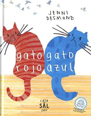 Portada de Gato rojo, gato azul, de Jenni Desmond