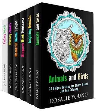 Inspiring Animals Box Set (6 in 1): Inspiring and Relaxing Designs for Stress-Relief and Creativity (Relaxation & Meditation)