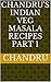 Chandru's Indian Veg Masala Recipes Part 1