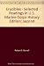 Crucibles - Selected Readings in U.S. Marine Corps History by Robert S. Burrell