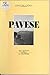 Cesare Pavese (Lieux de l'écrit) by Régis Durand