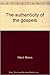 The Authenticity of the Gos...