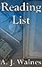 Reading List: A. J. Waines