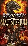 Book cover for Le gant de cuivre (Magisterium, #2)
