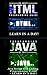 JAVA, Java Script and HTML : Learn In A Day: Computer Programming Language (HTML, JAVA, Java Script)