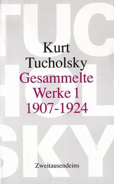 Gesammelte Werke 1 - 1907-1924 (Paperback)