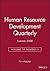 Human Resource Development ...