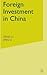 Foreign Investment in China by Feng Li