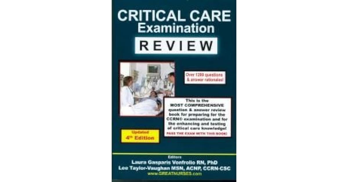 Critical Care Examination Review by Laura Gasparis Vonfrolio
