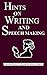 HINTS ON WRITING AND SPEECH...