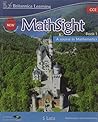New MathSight (CCE Edition) Class - 1
