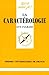 La caractérologie