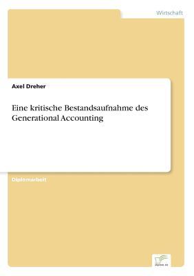 Eine kritische Bestandsaufnahme des Generational Accounting (German Edition)