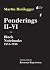 Ponderings II–VI: Black Notebooks, 1931–1938 (Studies in Continental Thought)